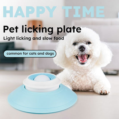 Pet Slow Feeder Bowl | Non-Slip Puzzle Feeder | Cat & Dog