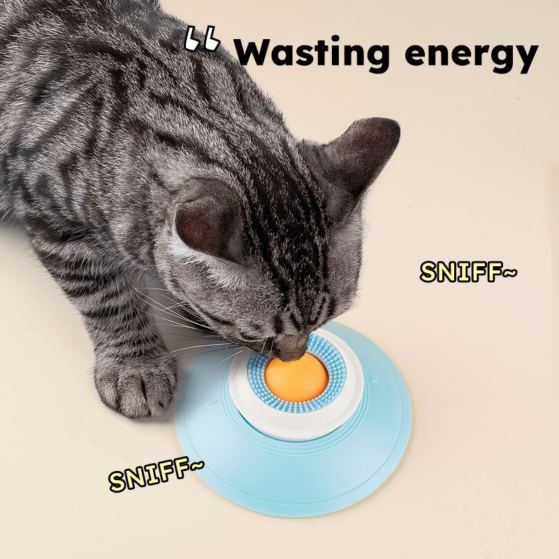 Pet Slow Feeder Bowl | Non-Slip Puzzle Feeder | Cat & Dog | Yellow