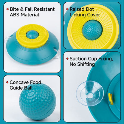 Slow Feeder Lick Bowl, Universal for Cats and Dogs