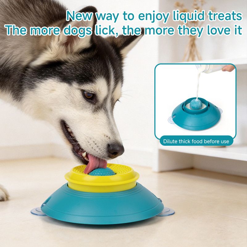 Slow Feeder Lick Bowl, Universal for Cats and Dogs