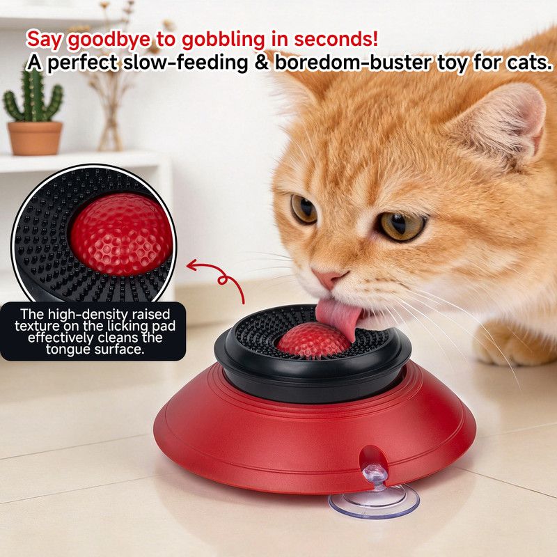 Slow Feeder Lick Bowl, Universal for Cats and Dogs