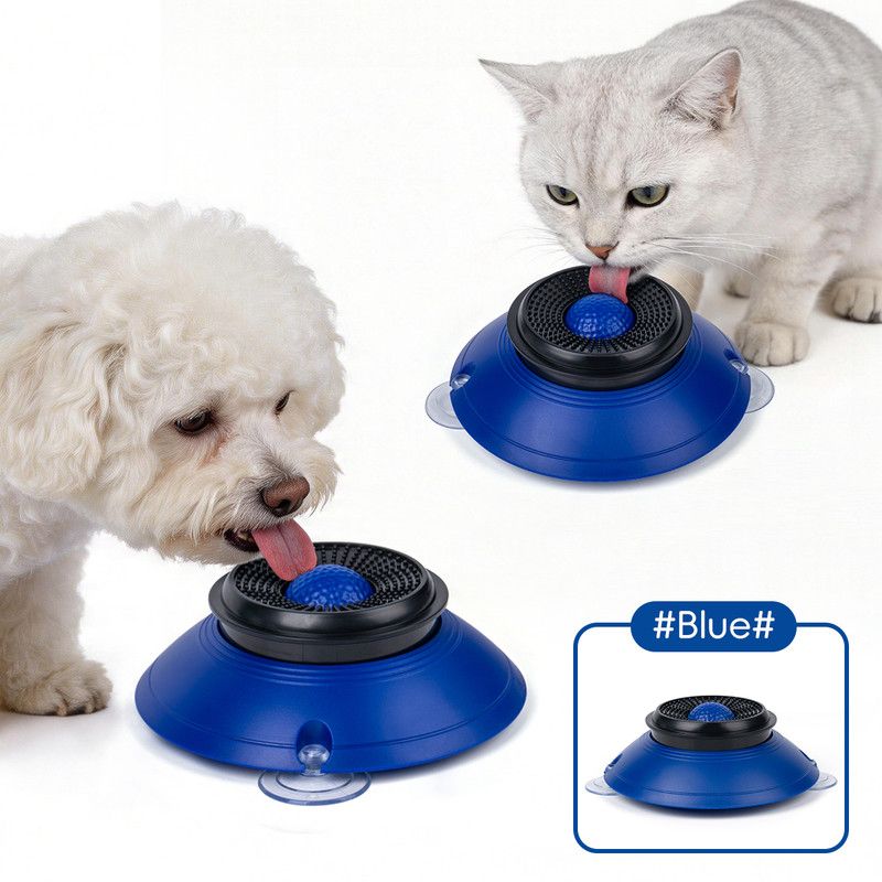 Slow Feeder Lick Bowl, Universal for Cats and Dogs | Blue