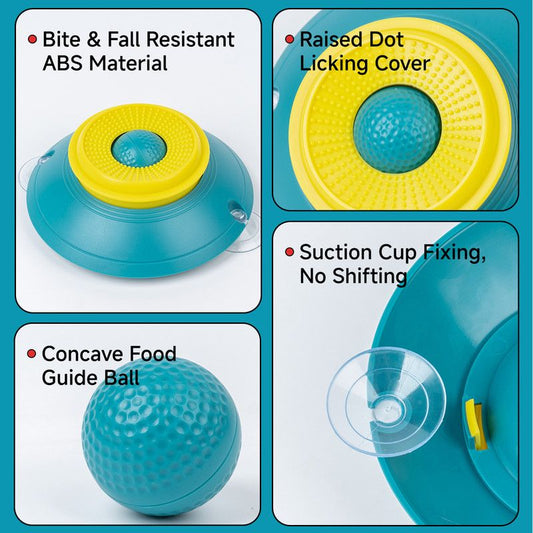 Slow Feeder Lick Bowl, Universal for Cats and Dogs | Green