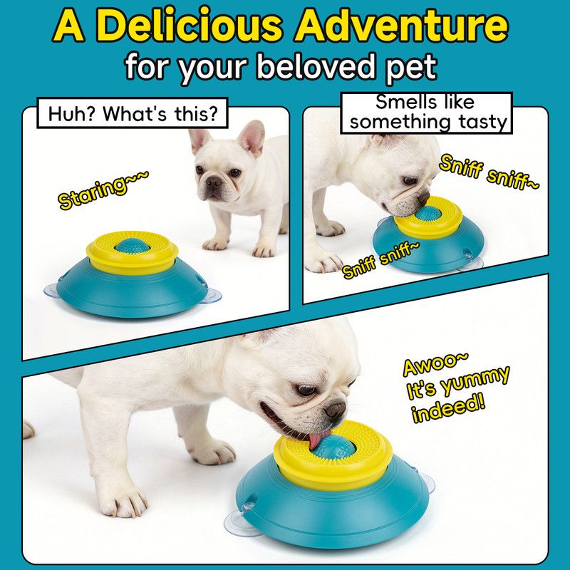 Slow Feeder Lick Bowl, Universal for Cats and Dogs | Green