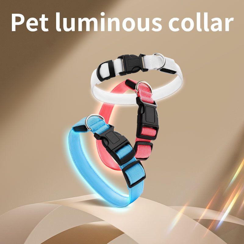 Pet LED Light-Up Collar, Large | Green