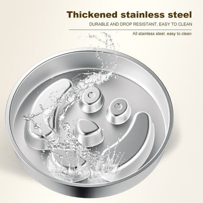 2-Piece Stainless Steel Slow Feeder Set for Pets | Design (3)