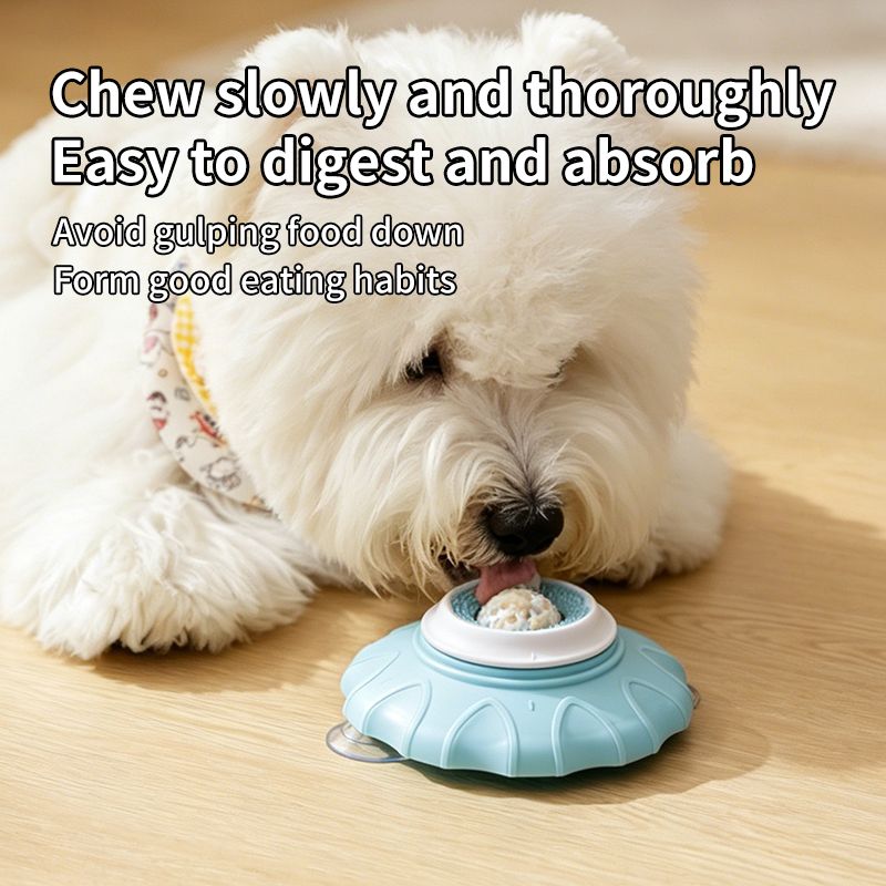 Pet Slow Feeder Bowl | Non-Slip Puzzle Feeder | Cat & Dog | Pink