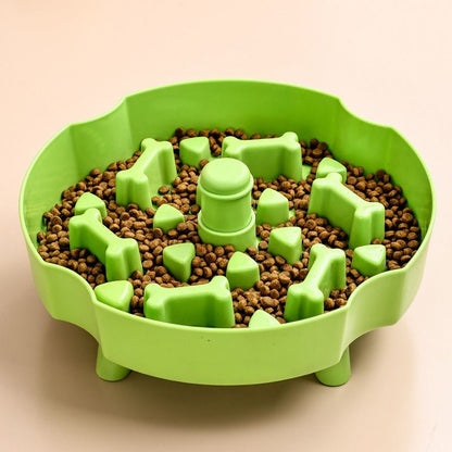 Detachable Rotating Slow-Feeding Pet Bowl | Non-Slip & Choke-Proof