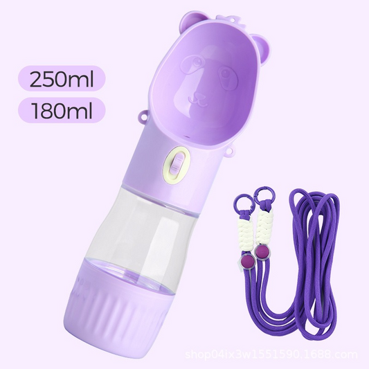 All-in-One Water and Food Pet Travel Cup