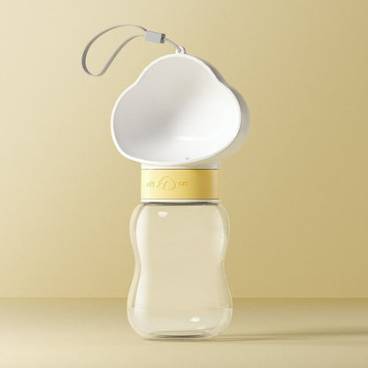 Portable Outdoor Pet Water Cup | 350ml | Leak-Proof Travel Dispenser