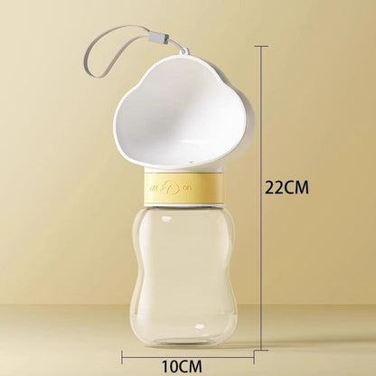 Portable Outdoor Pet Water Cup | 350ml | Leak-Proof Travel Dispenser