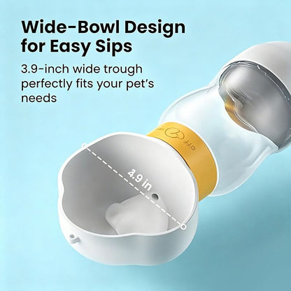Portable Outdoor Pet Water Cup | 350ml | Leak-Proof Travel Dispenser