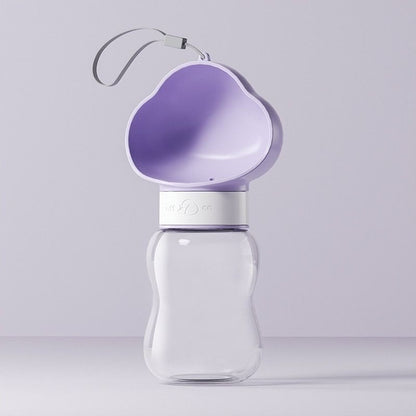 Portable Outdoor Pet Water Cup | 350ml | Purple