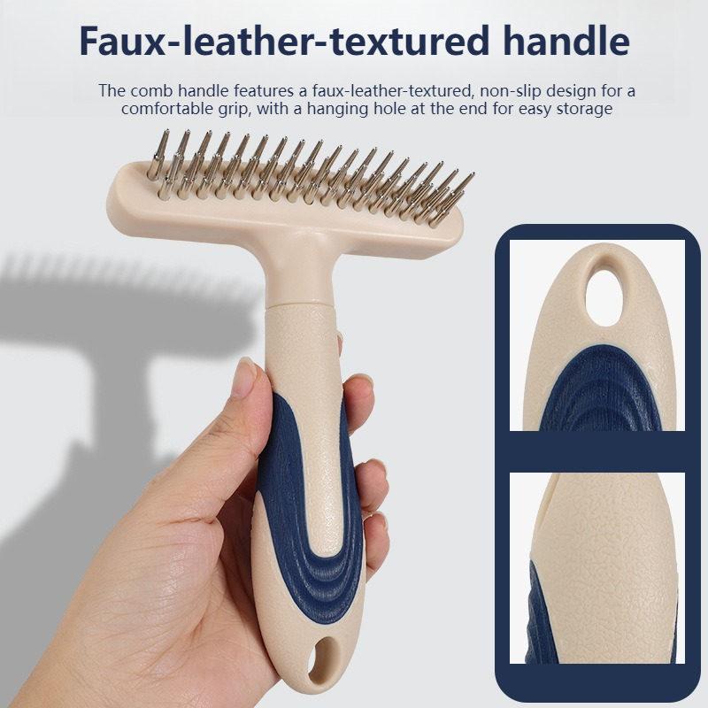 2-Piece 2-in-1 Pet Comb Set | Detangling & Shedding Comb