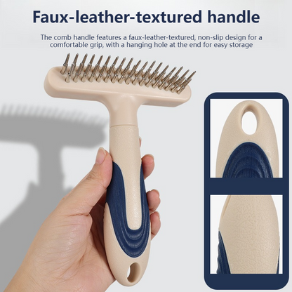 2-Piece 2-in-1 Pet Comb Set | Detangling & Shedding Comb