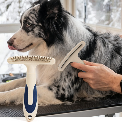 2-Piece 2-in-1 Pet Comb Set | Detangling & Shedding Comb