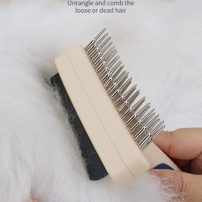 2-Piece 2-in-1 Pet Comb Set | Detangling & Shedding Comb