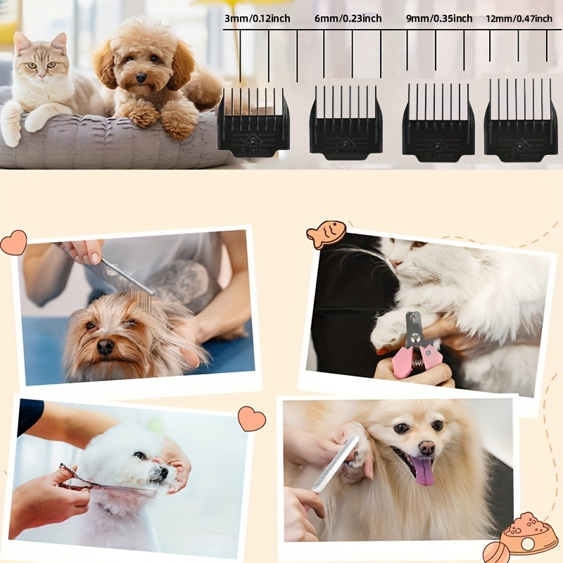 Quiet Rechargeable Pet Grooming Clipper Set | Dogs & Cats