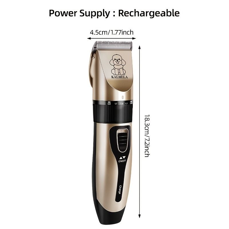 Quiet Rechargeable Pet Grooming Clipper Set | Dogs & Cats
