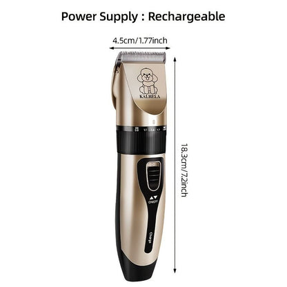 Quiet Rechargeable Pet Grooming Clipper Set | Dogs & Cats