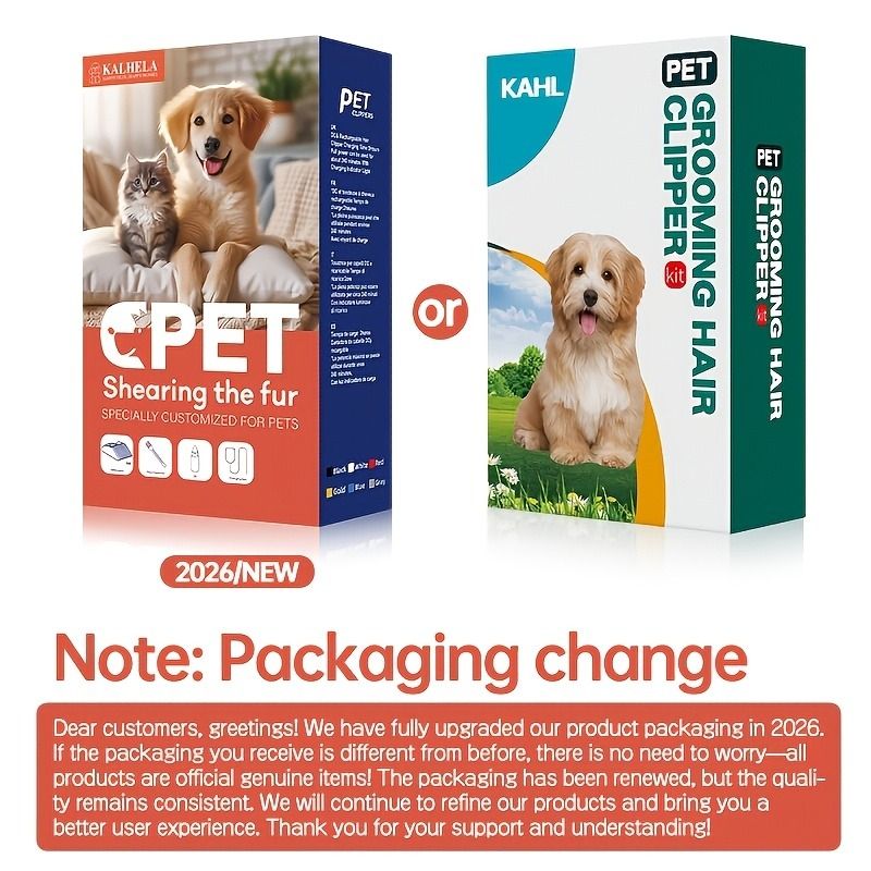 Quiet Rechargeable Pet Grooming Clipper Set | Dogs & Cats