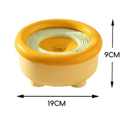 Anti-Splash Floating Pet Water Bowl | Blue