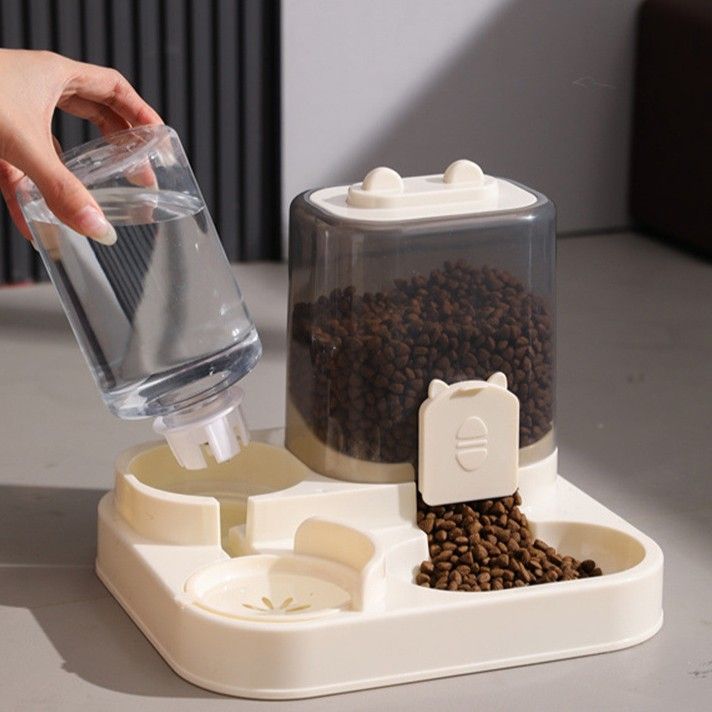 2-in-1 Pet Feeder and Water Bowl | Cat & Dog