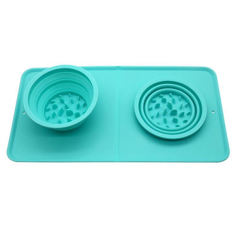 Non Slip Silicone Slow Feeder Bowl for Cat Dog