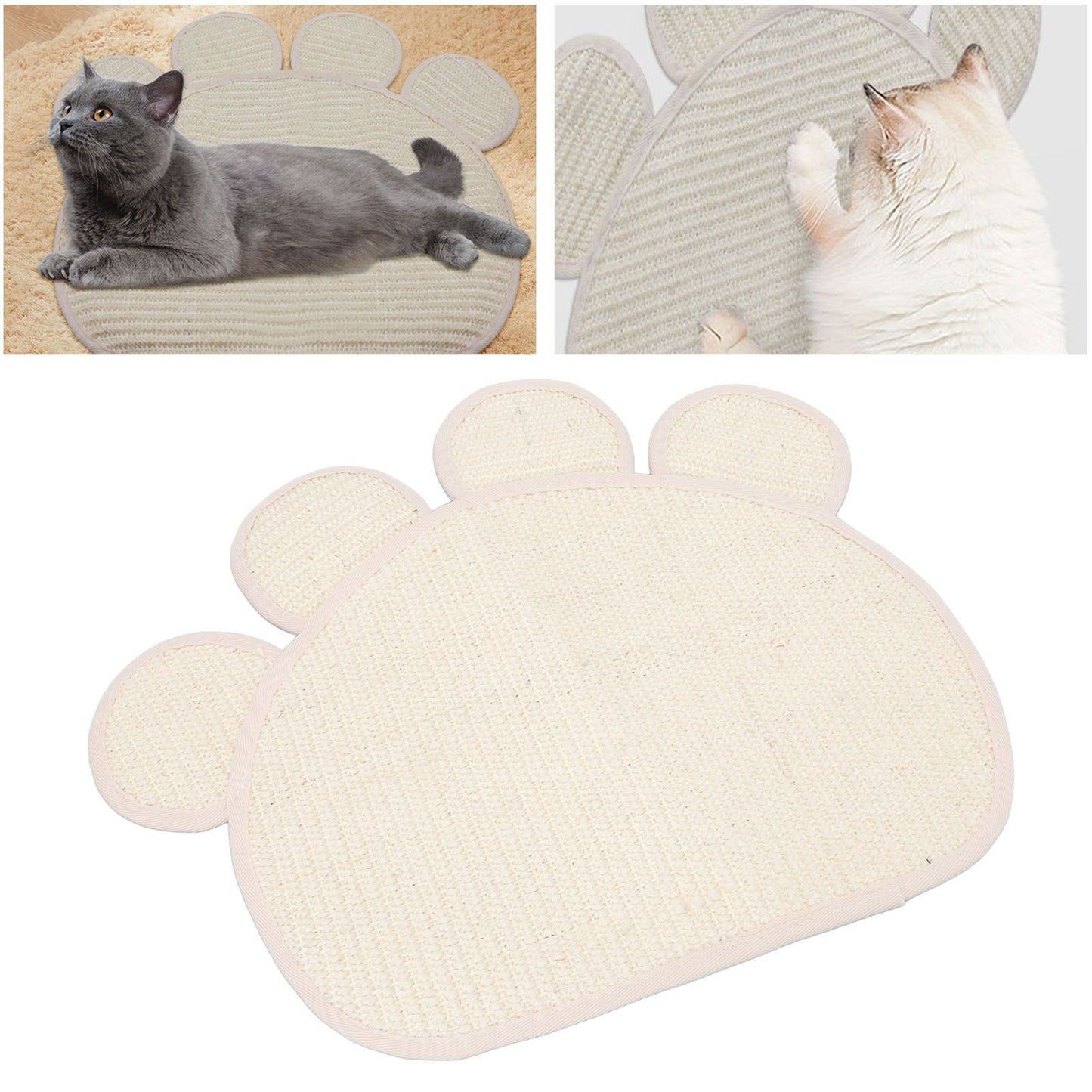 Sisal Cat Scratcher Mat | Cute Shape
