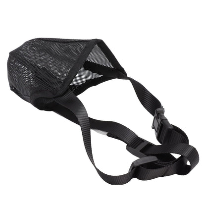 Dog Muzzle Soft Mesh Poisoned Bait Protection Pet Mouth Cover | 5.1x6.3in