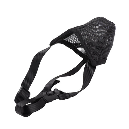 Dog Muzzle Soft Mesh Poisoned Bait Protection Pet Mouth Cover | 5.1x6.3in