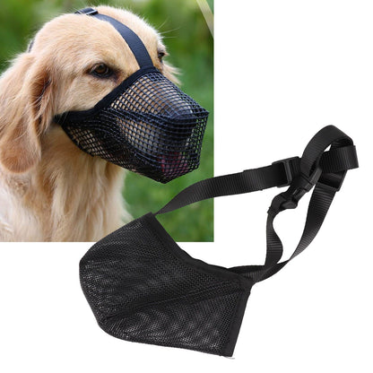 Dog Muzzle Soft Mesh Poisoned Bait Protection Pet Mouth Cover