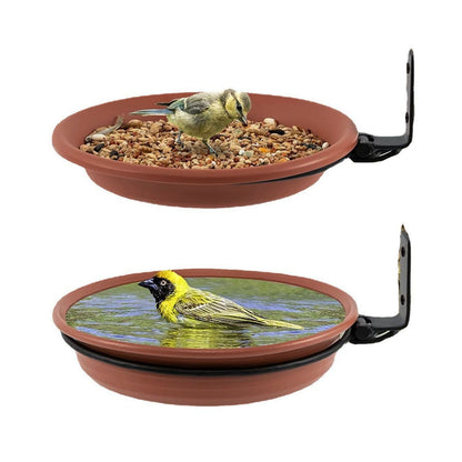 Tree Mounted Bird Feeder Tree Mounted Bird Bath Bowl with Heavy Duty