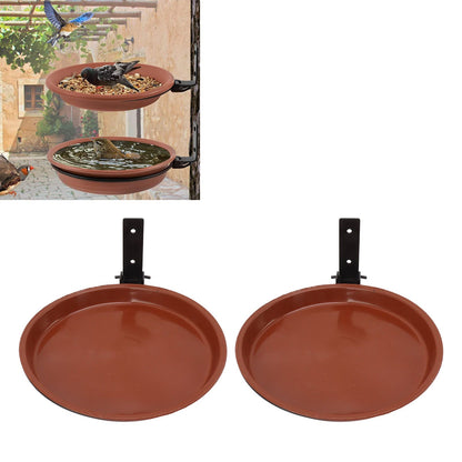 Tree Mounted Bird Feeder Tree Mounted Bird Bath Bowl with Heavy Duty
