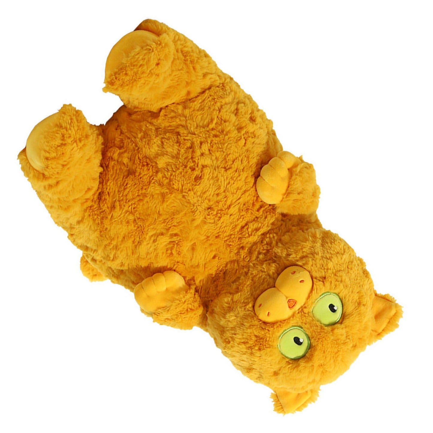 Cat Plush Toy Cute Soft Skin Friendly Fluffy Staring Short Plush Cat