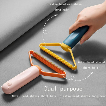3 Pcs Double Headed Hair Removal Brush Hair Remover Manual Sofa Pet