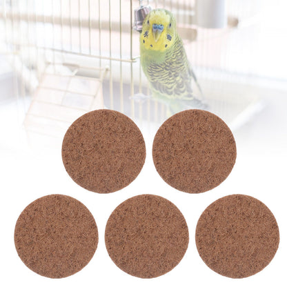 5pcs Bird Eggs Mat Reed Leaves Material Wear Resistance Soft