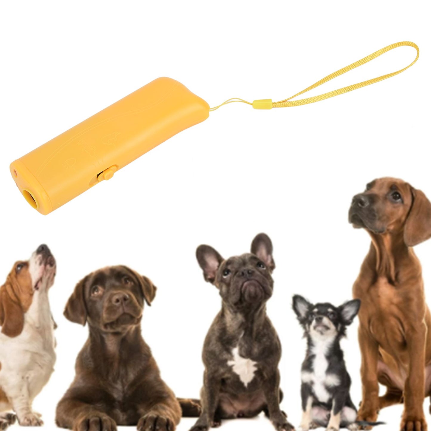 Ultrasonic Dog Trainer Device Portable Effective Dog Repeller