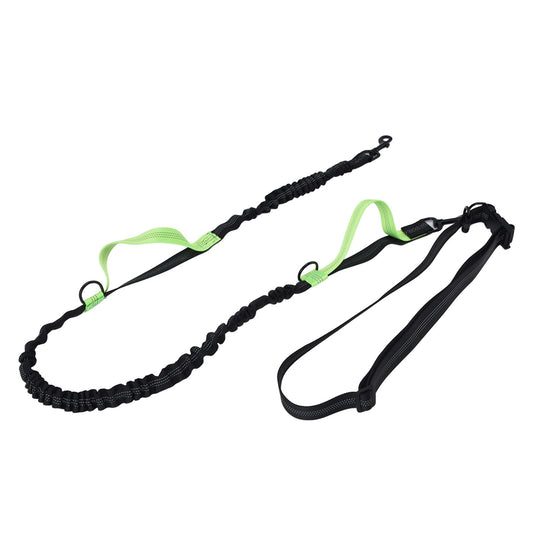 Reflective Retractable Pet Leash | Green
