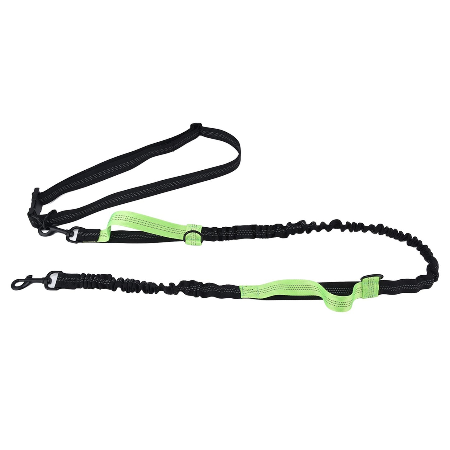 Reflective Retractable Pet Leash | Green