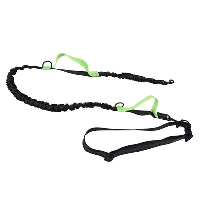 Reflective Retractable Pet Leash | Green