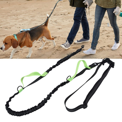 Reflective Retractable Pet Leash | Green