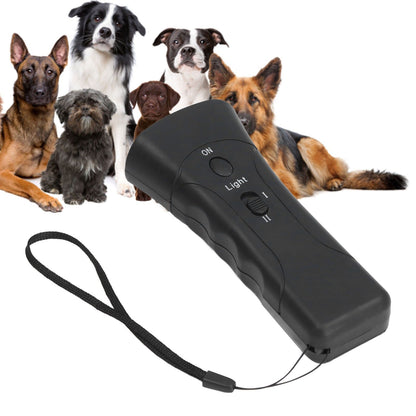 Ultrasonic Dog Chaser LED Ultrasonic Ergonomic Handle Dog Training