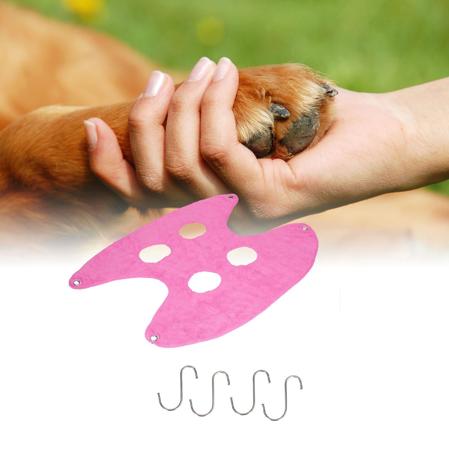 Pet Grooming Sling Dog Grooming Sling Hammock Helper for Bathing | Red (2)