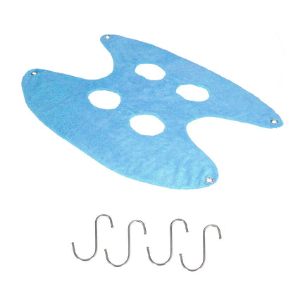 Pet Grooming Sling Dog Grooming Sling Hammock Helper for Bathing | Blue