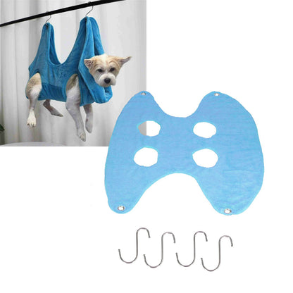 Pet Grooming Sling Dog Grooming Sling Hammock Helper for Bathing | Blue (3)
