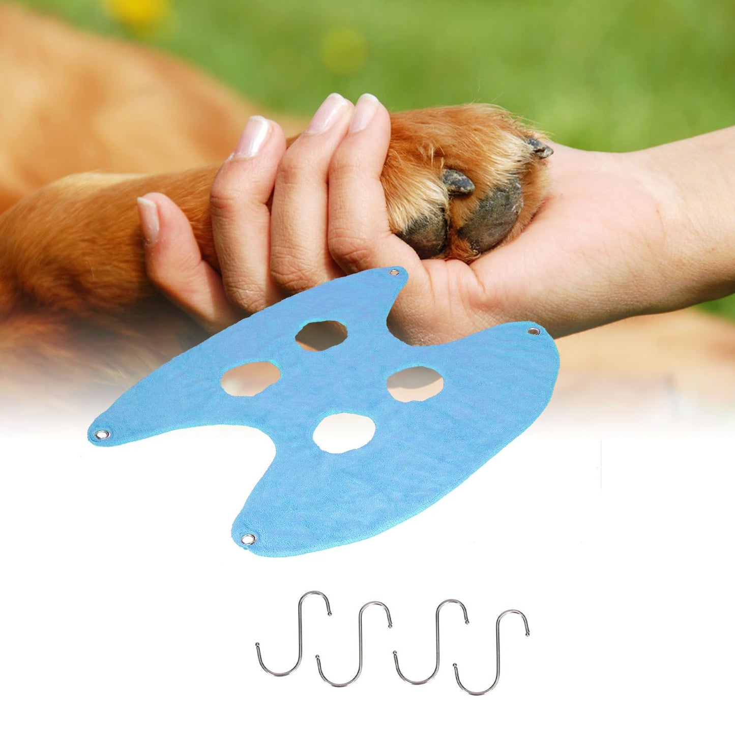 Pet Grooming Sling Dog Grooming Sling Hammock Helper for Bathing | Blue (3)