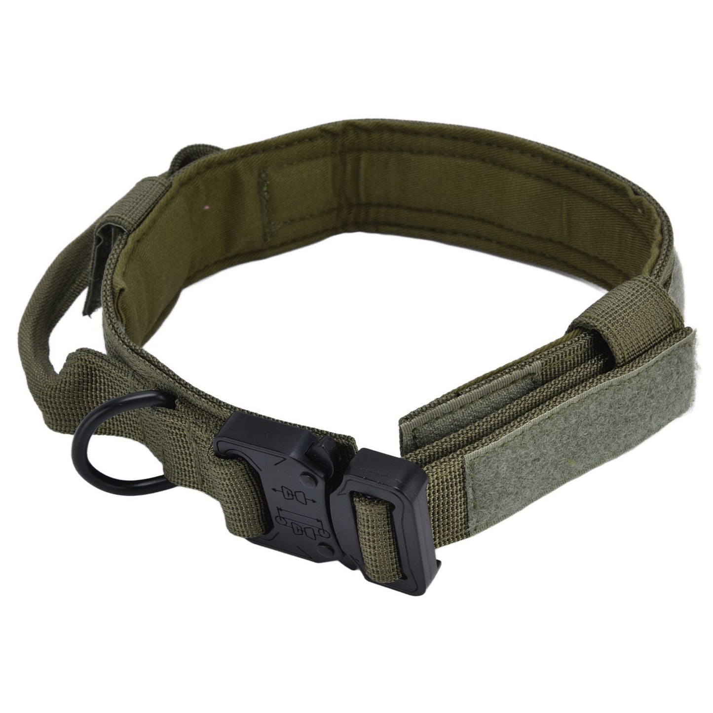 Traction Dog Collar with Buckle Nylon Iron Training Hunting Collar Pet