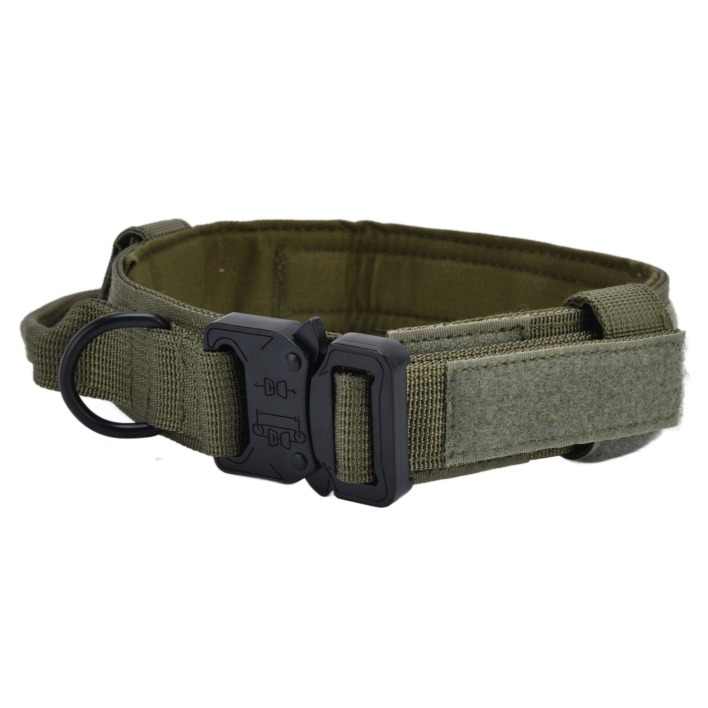 Traction Dog Collar with Buckle Nylon Iron Training Hunting Collar Pet