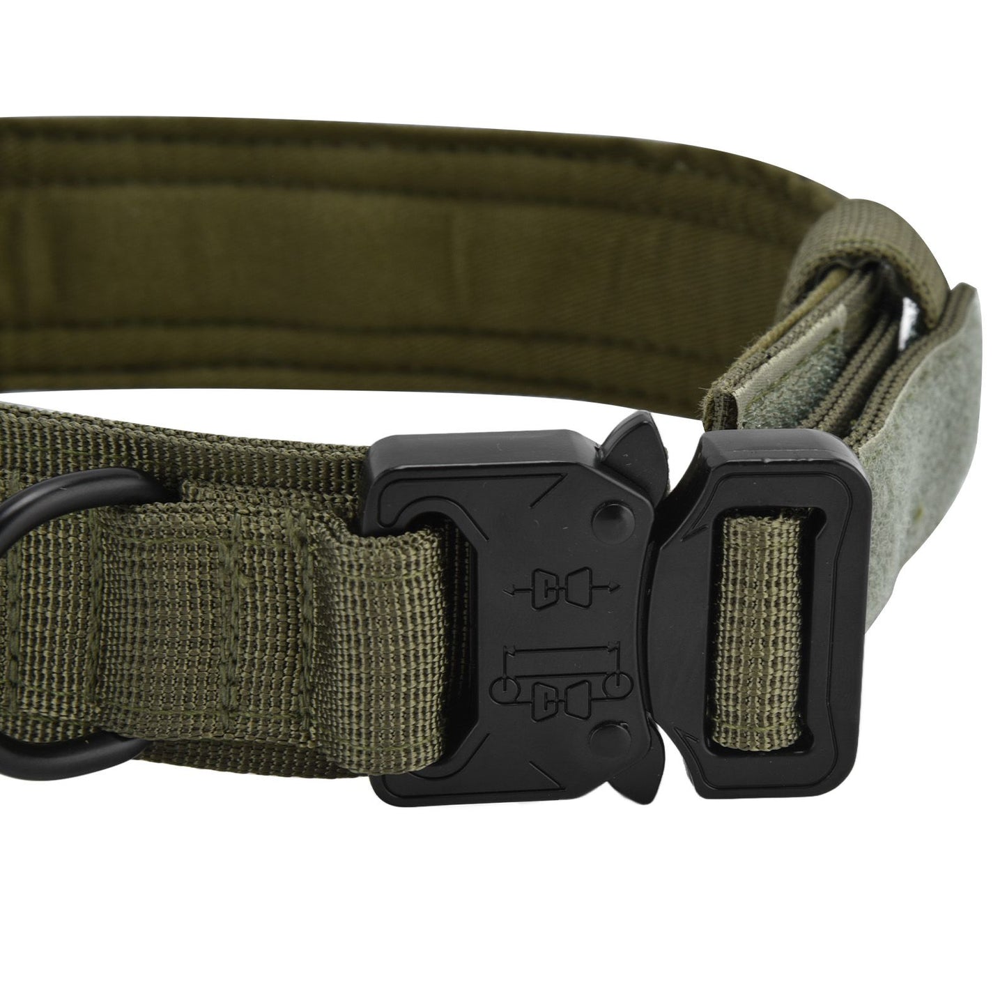 Traction Dog Collar with Buckle Nylon Iron Training Hunting Collar Pet